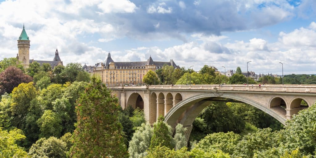 view on Luxembourg city