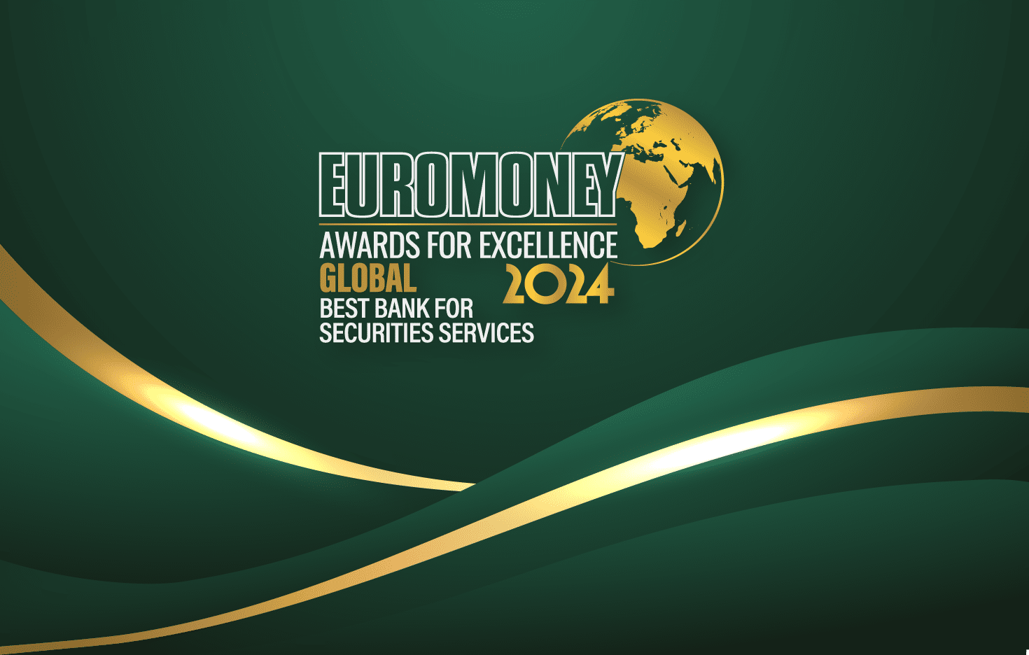 Euromoney Award banner - Best Bank for Securities Services