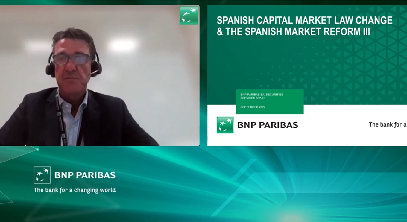 Webinar about the Spanish capital market law change and the Spanish market reform III.